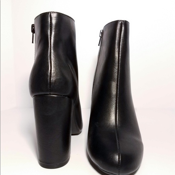 LAST ONE Black Ankle Dress Boots - Picture 5 of 5